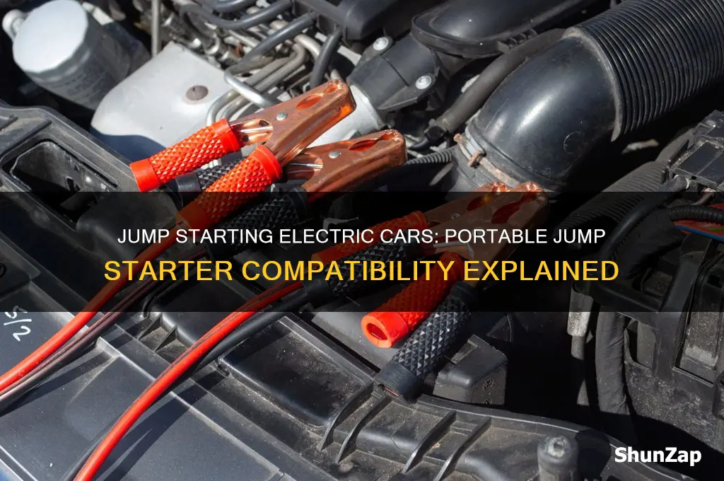 can you jump start electric cars with portable jump starter