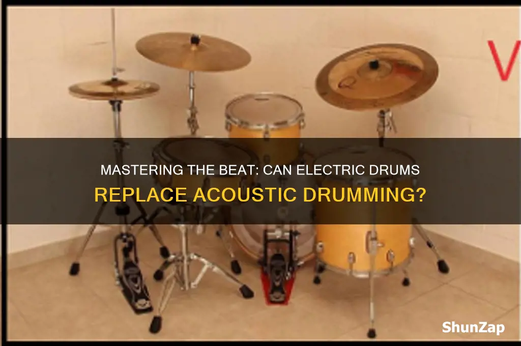 can you just to play the drums using electric drums