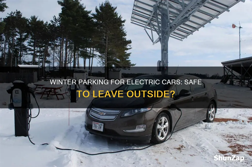 can you leave an electric car outside in the winter
