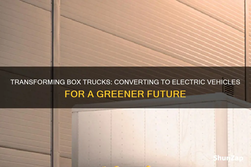 can you make a box truck into an electric car