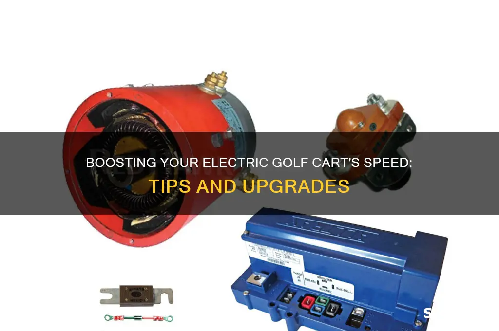 can you make a electric golf car faster