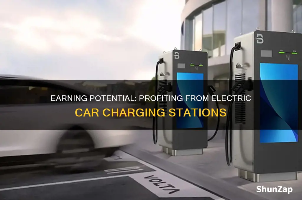 can you make money on electric car charging stations