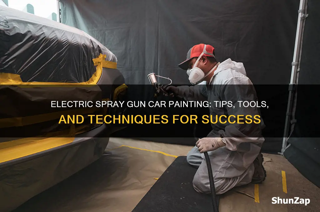can you paint a car with an electric spray gun