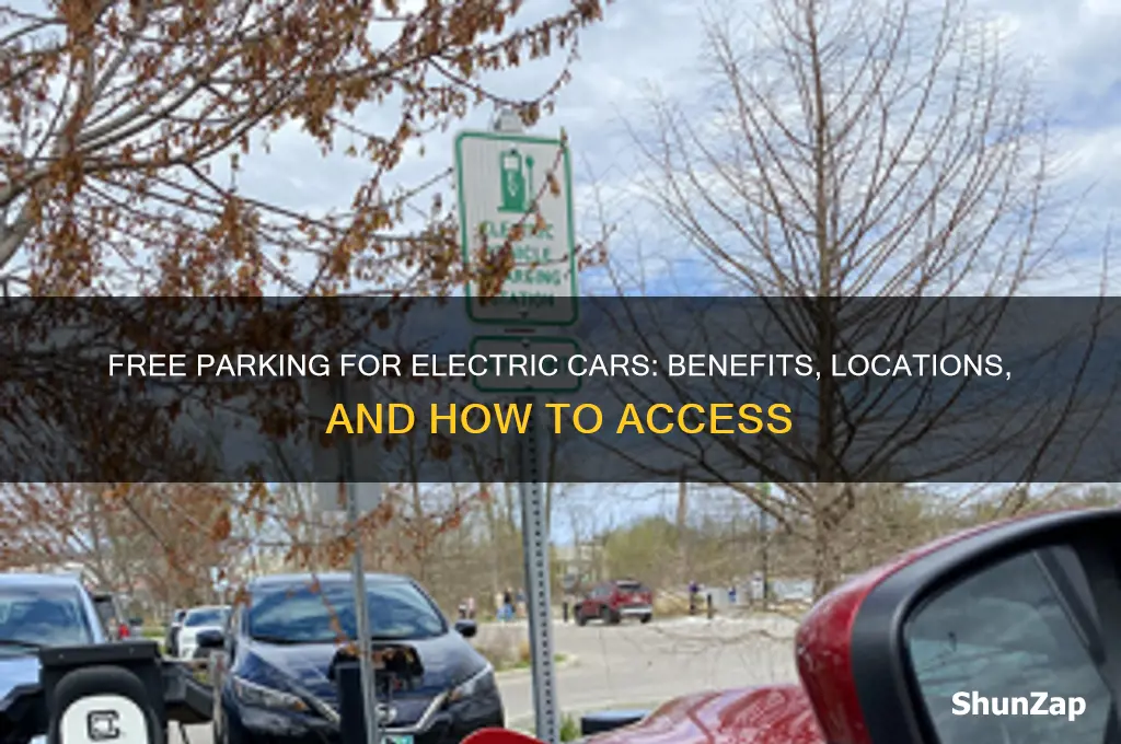 can you park electric cars for free