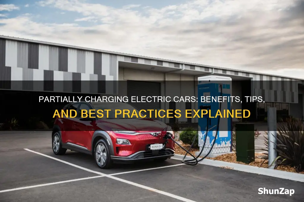 can you partially charge an electric car