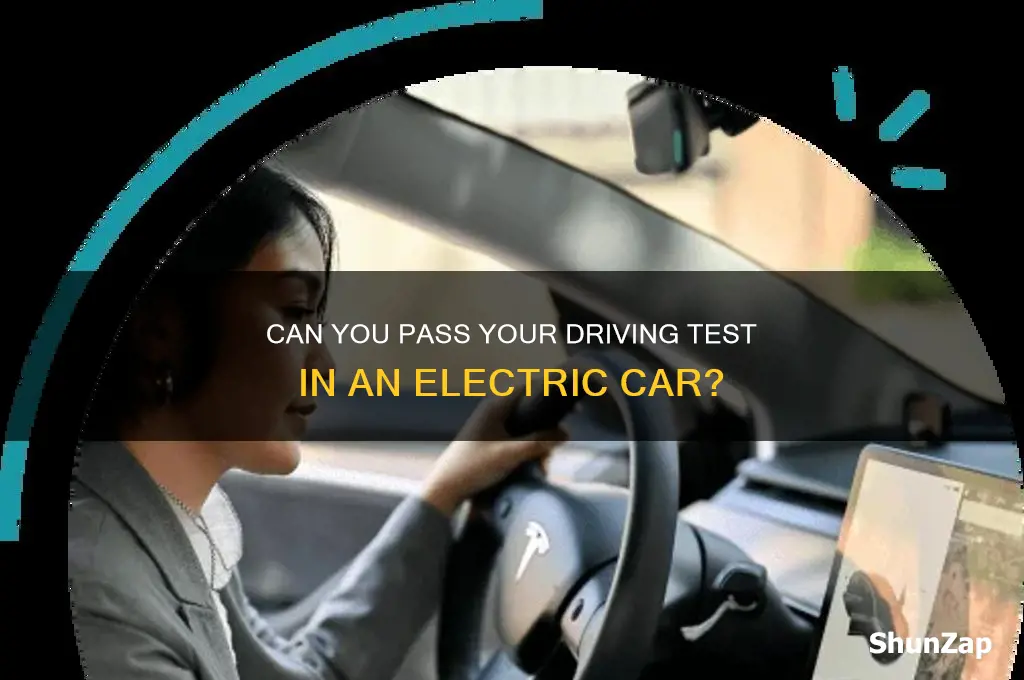 can you pass your driving test in an electric car