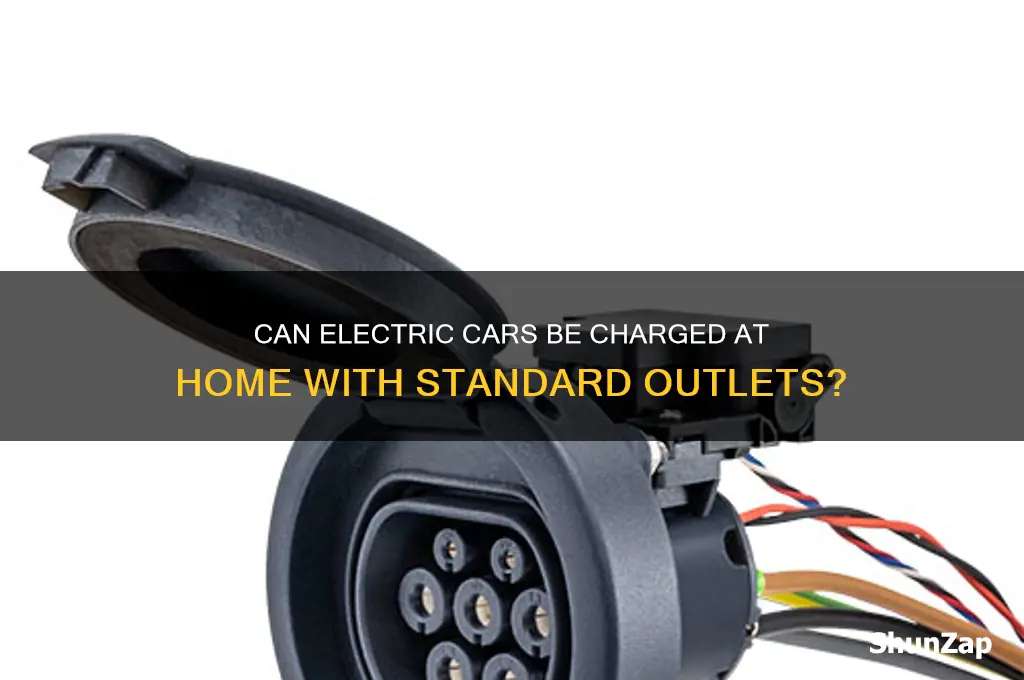 can you plug an electric car into a regular outlet