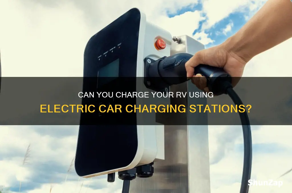 can you plug an rv into an electric car charging