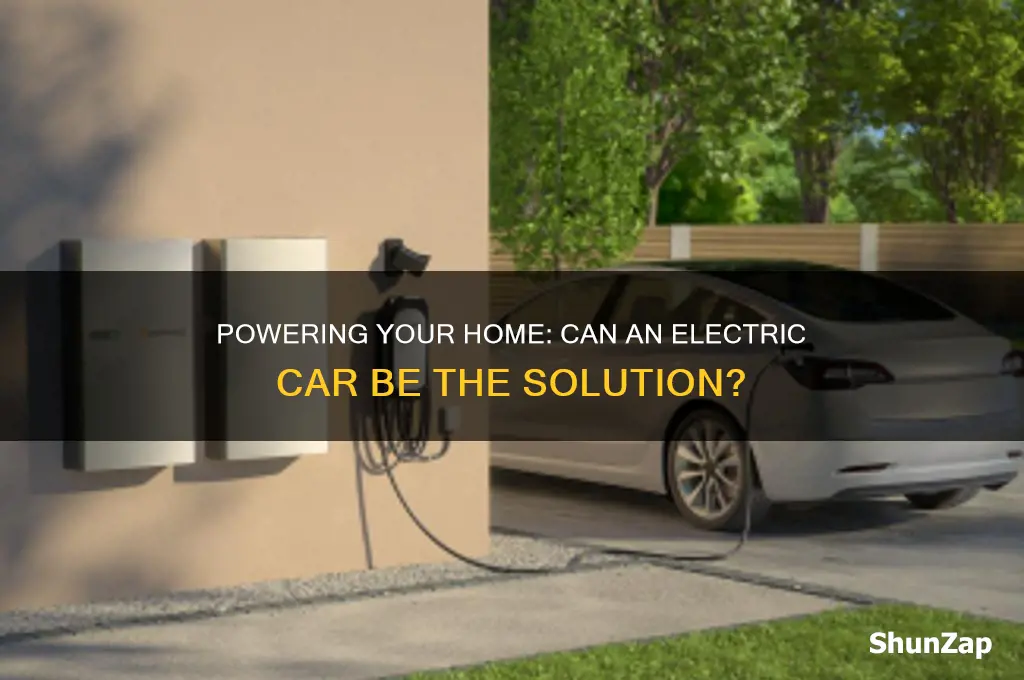 can you power a house with an electric car