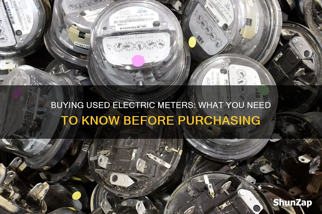 can you purchse electric meter used
