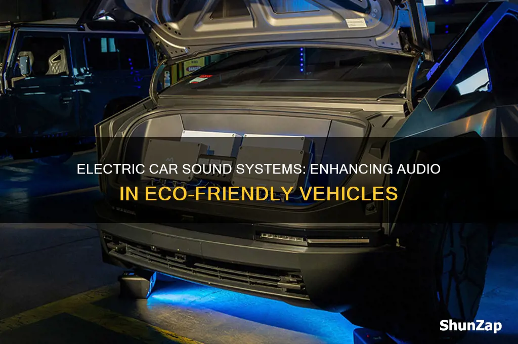 can you put a sound system in an electric car