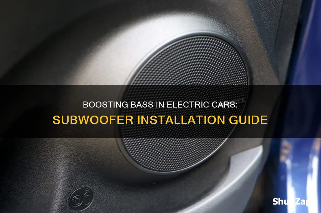 can you put a subwoofer in an electric car