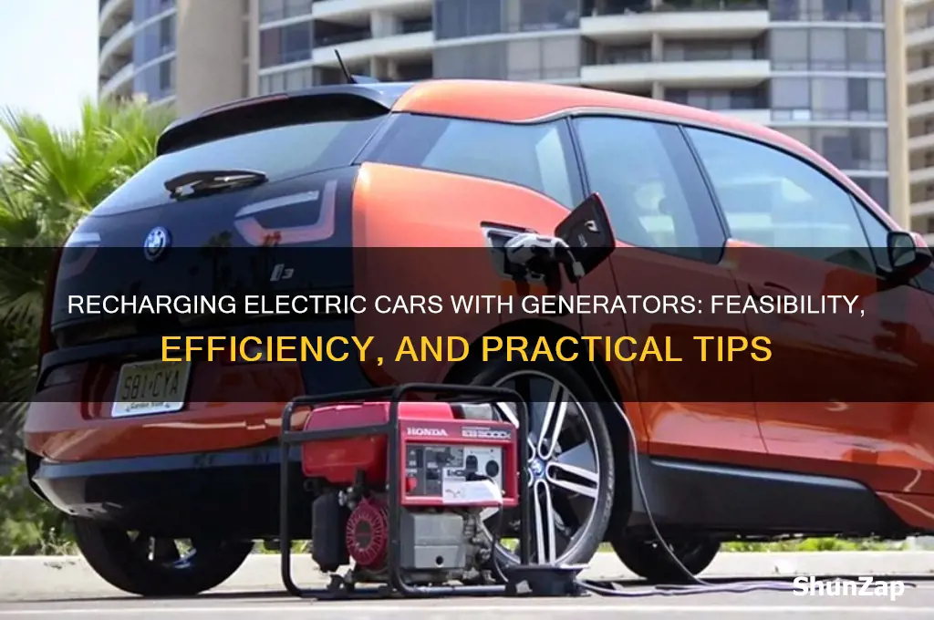 can you recharge an electric car with a generator