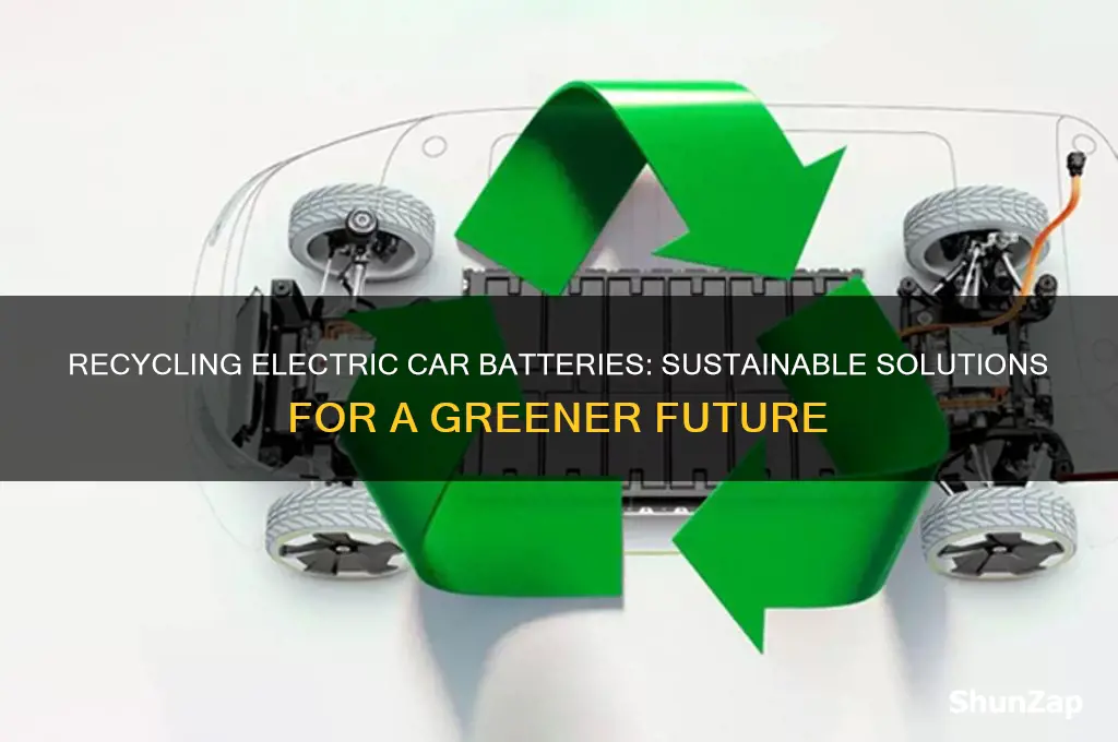 can you recycle an electric car battery
