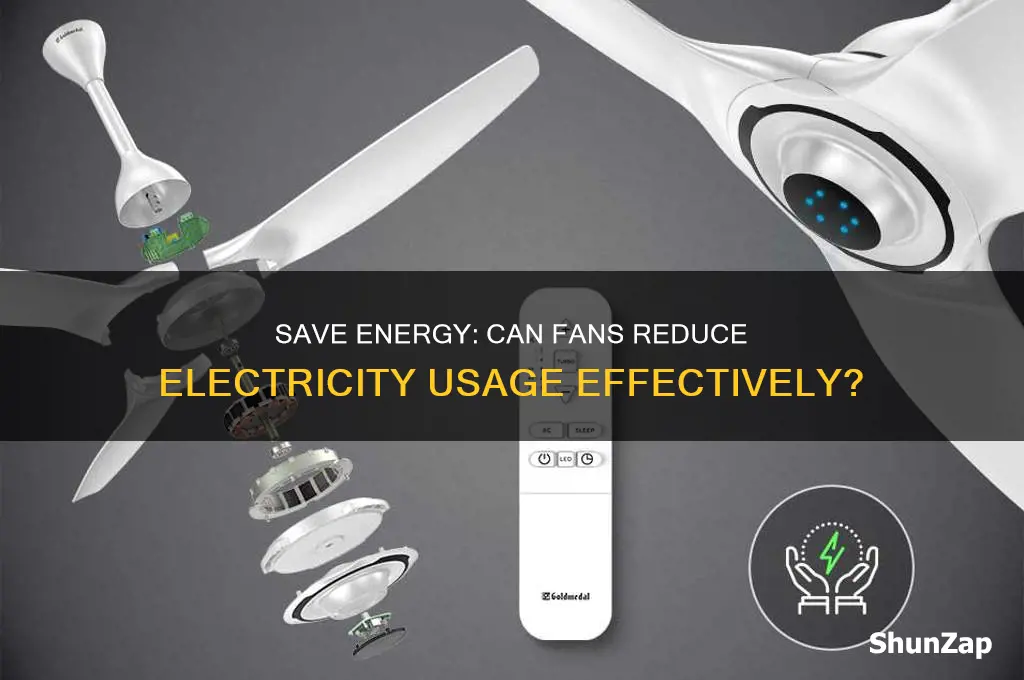 can you save electricity by using a fan