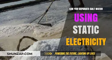Separating Salt Water with Static Electricity: A Surprising Experiment