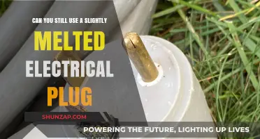 Slightly Melted Electrical Plug: Safe to Use or Replace?