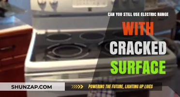 Using a Cracked Electric Range: Safe or Risky? Expert Advice