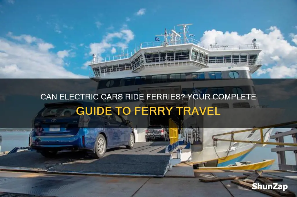 can you take electric cars on a ferry