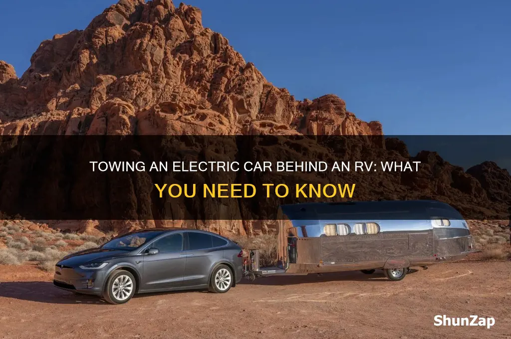 can you tow an an electric car behind an rv