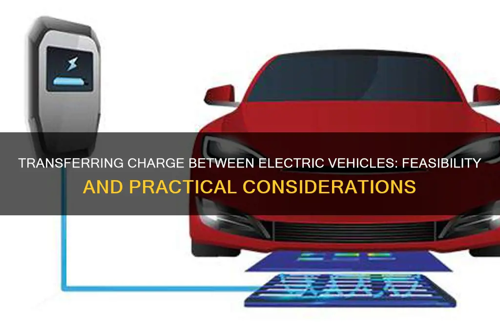 can you transfer charge from one electric car to another