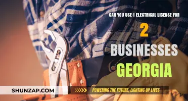 Using One Electrical License for Two Georgia Businesses: Legal or Not?