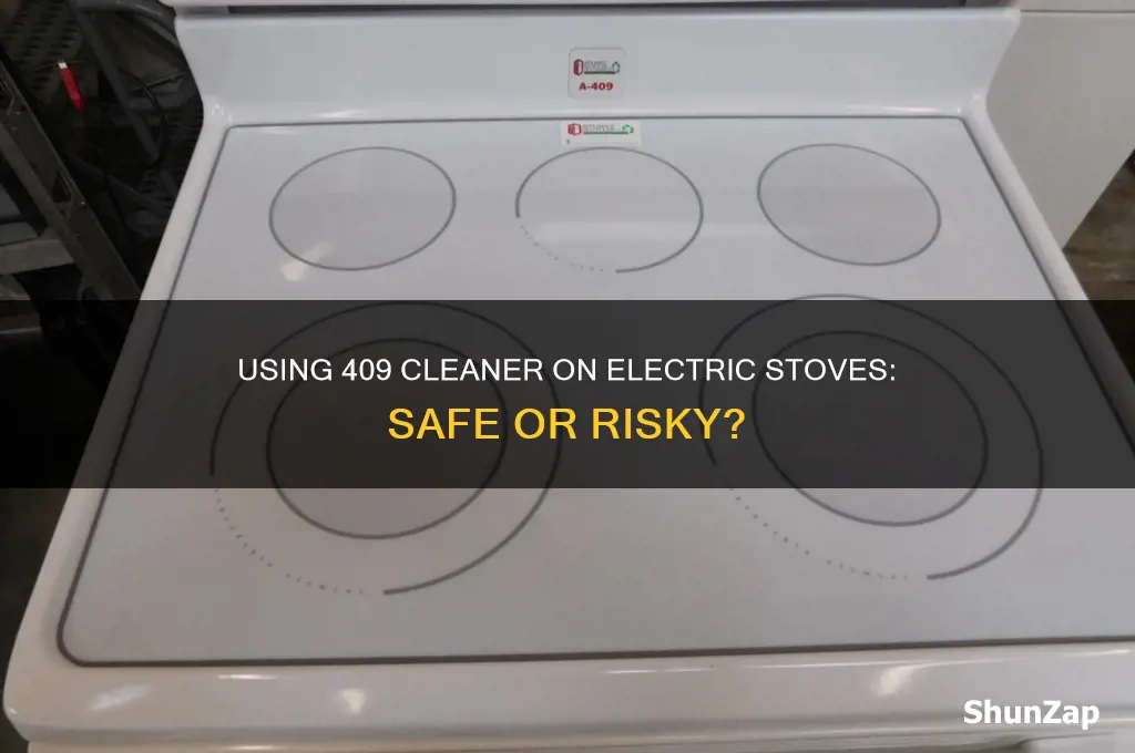 can you use 409 on electric stove