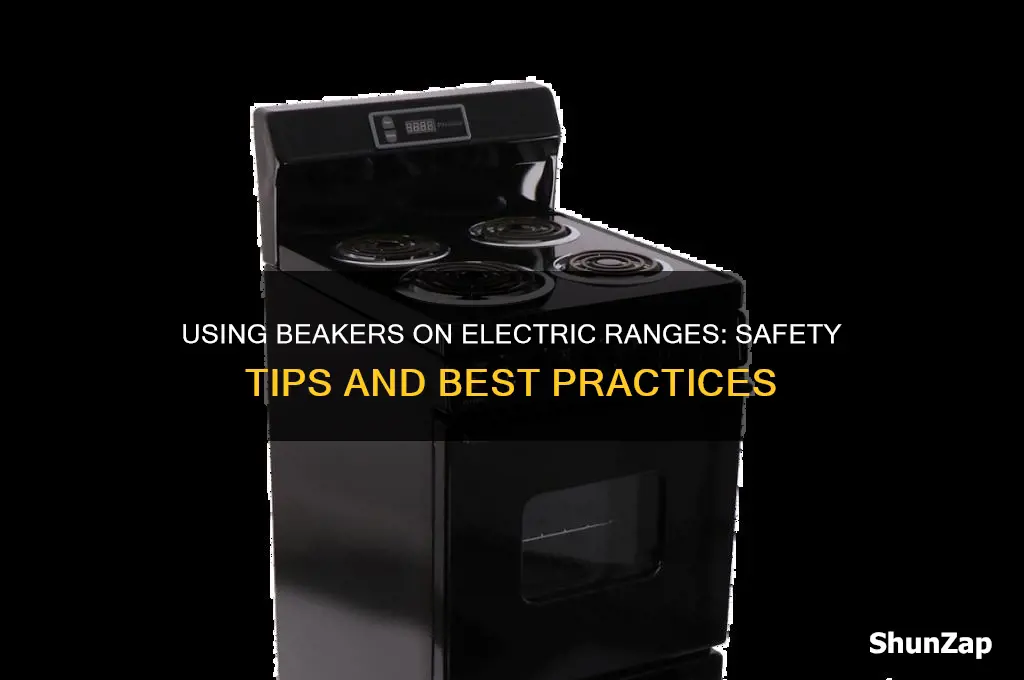 can you use a beaker on an electric range