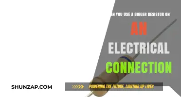Using a Bigger Resistor: Benefits, Risks, and Electrical Connection Impact