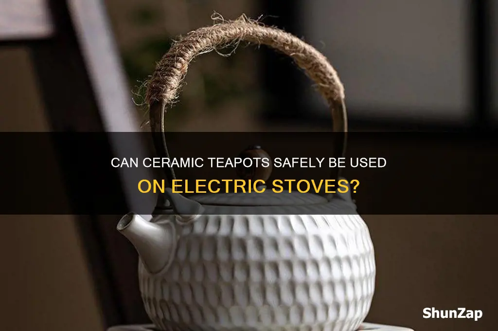 can you use a ceramic teapot on an electric stove