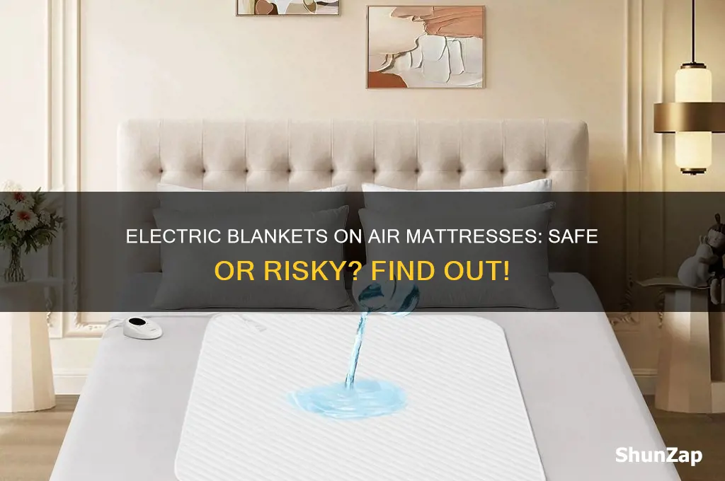 can you use a electric blanket on a air mattress