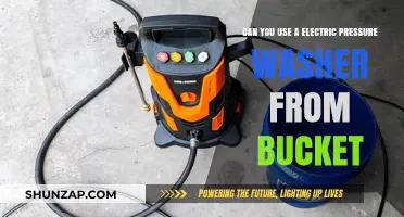 Using an Electric Pressure Washer with a Bucket: Is It Possible?