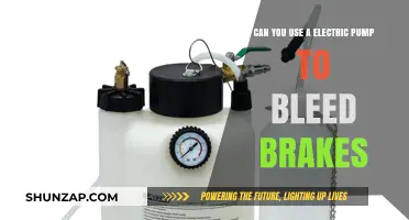 Using an Electric Pump for Brake Bleeding: Is It Effective?