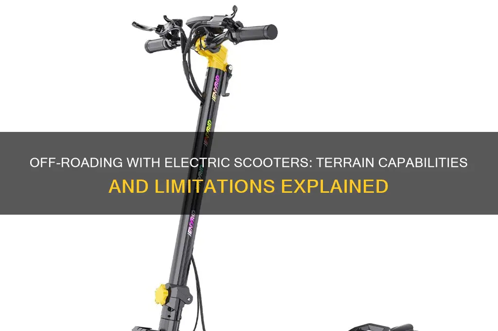can you use a electric scooter on off road terrain