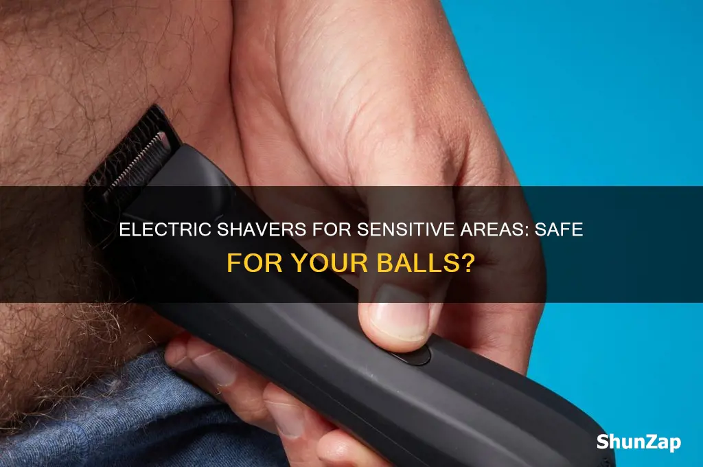 can you use a electric shaver on your balls