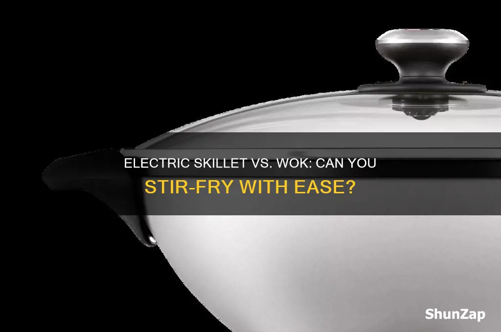 can you use a electric skillet as a wok