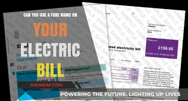 Using a Fake Name on Your Electric Bill: Legal or Risky?