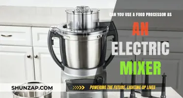 Food Processor vs. Electric Mixer: Can One Replace the Other?