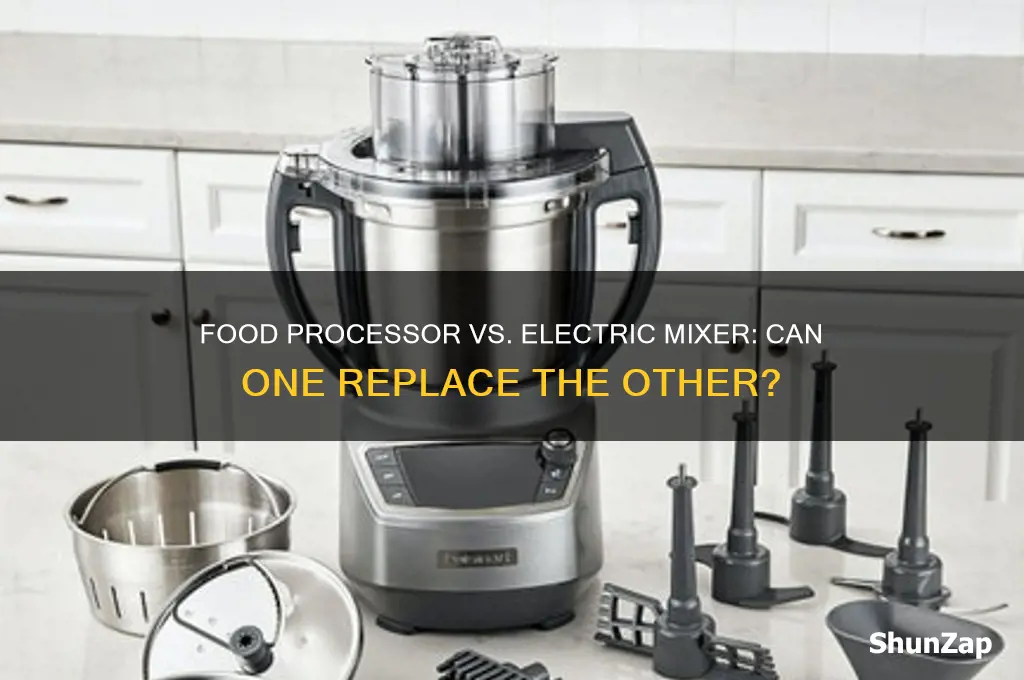 can you use a food processor as an electric mixer