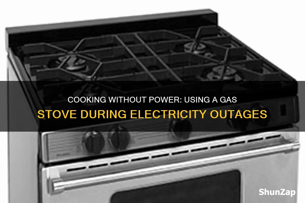 can you use a gas stive without electricity