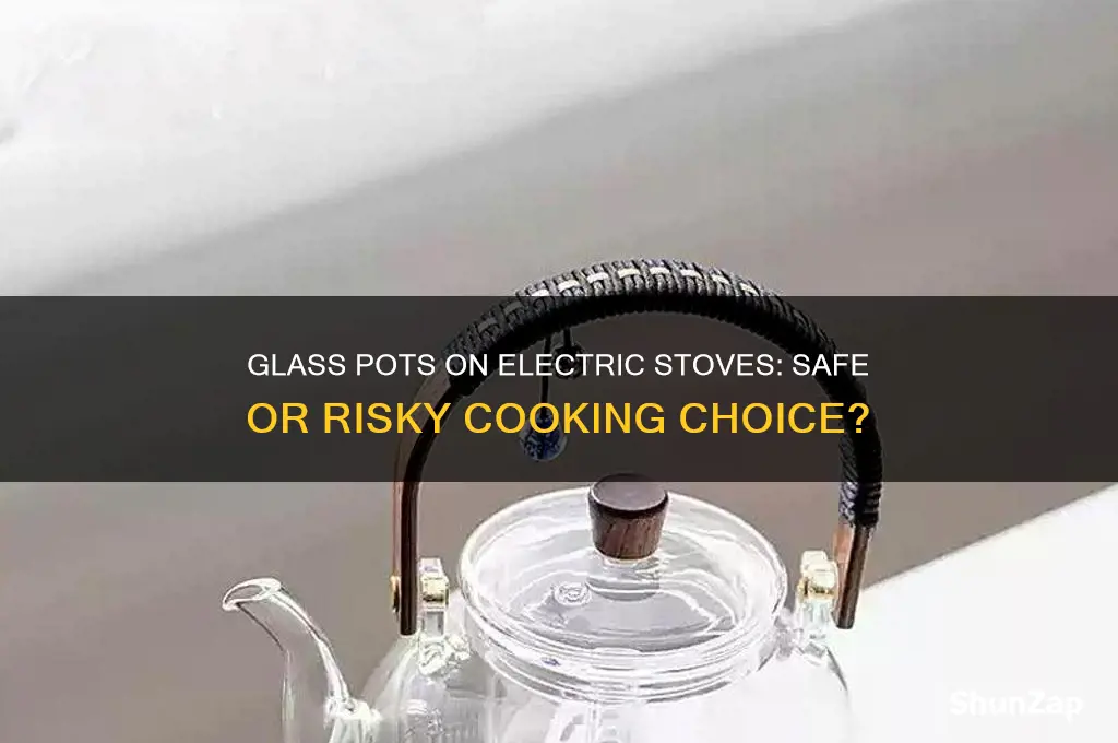 can you use a glass pot on an electric stove