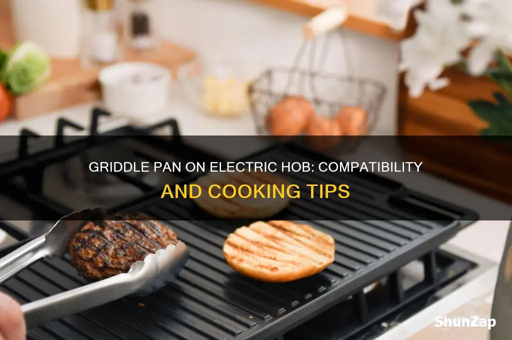 can you use a griddle pan on an electric hob
