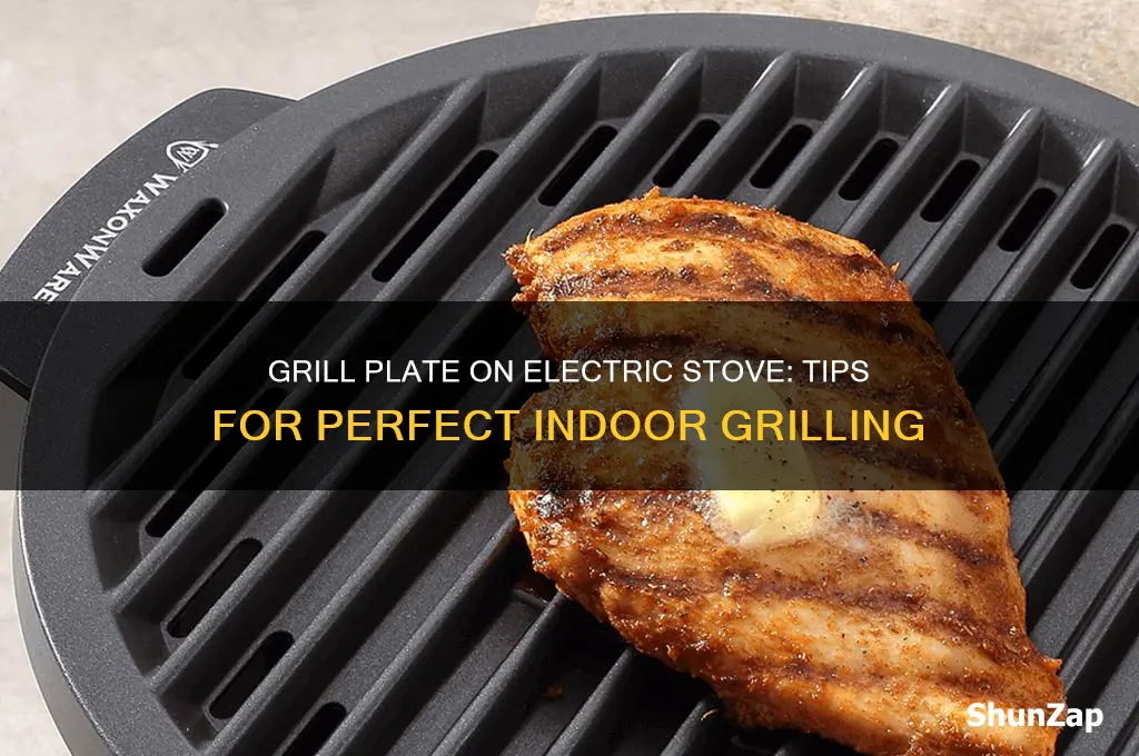 can you use a grill plate on an electric stove