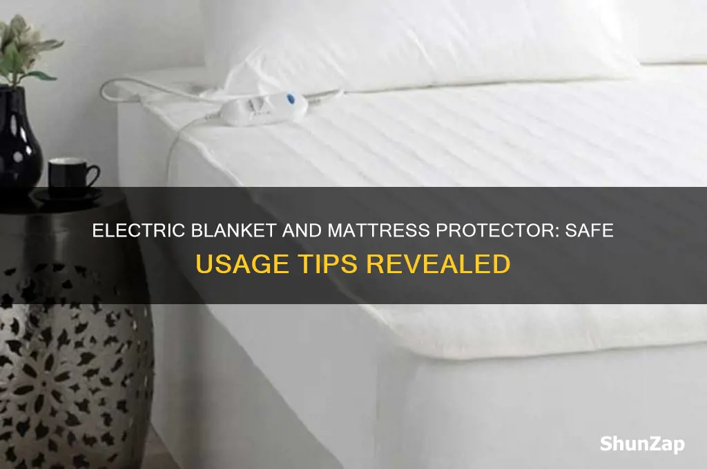 can you use a mattress protector with an electric blanket