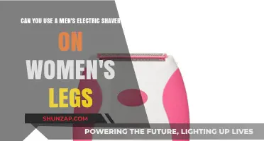 Can Women Use Men's Electric Shavers for Leg Hair Removal?