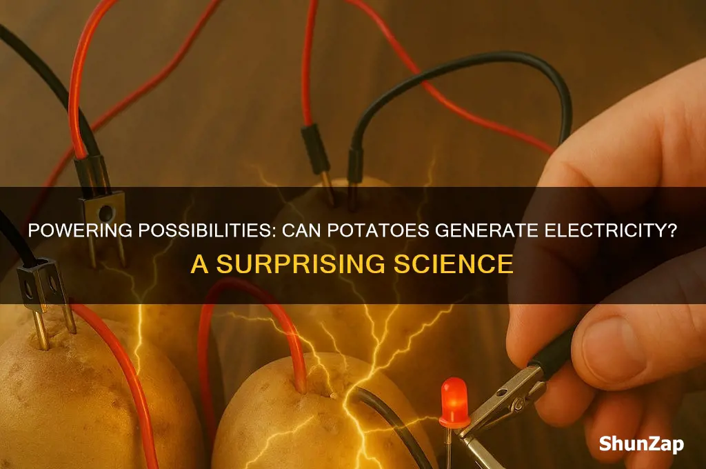 can you use a potato for electricity