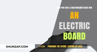 Can a Regular Skateboard Deck Be Used for an Electric Board?