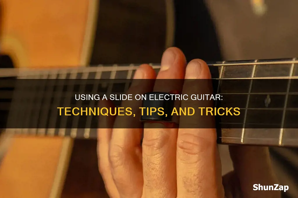 can you use a slide on an electric guitar