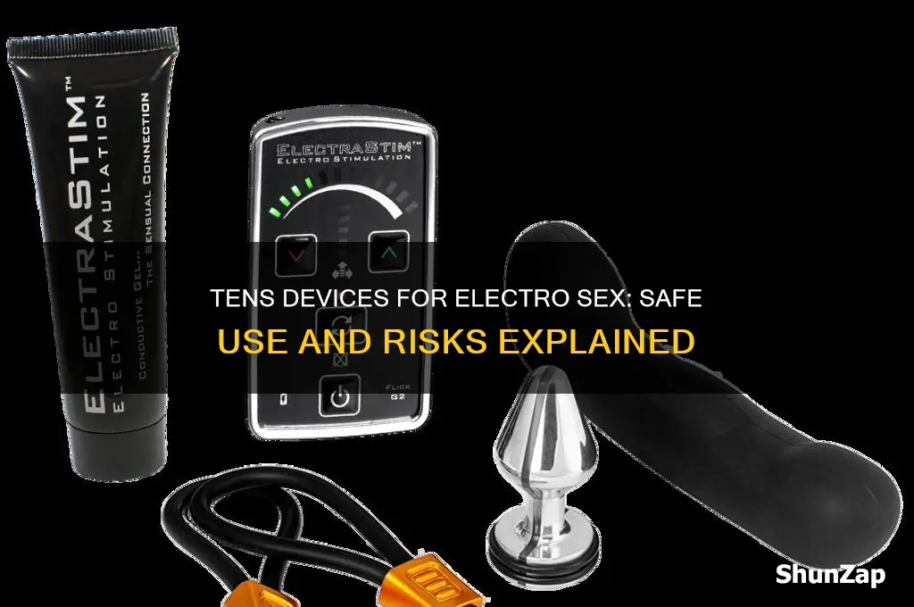 can you use a tens devise as electro sex