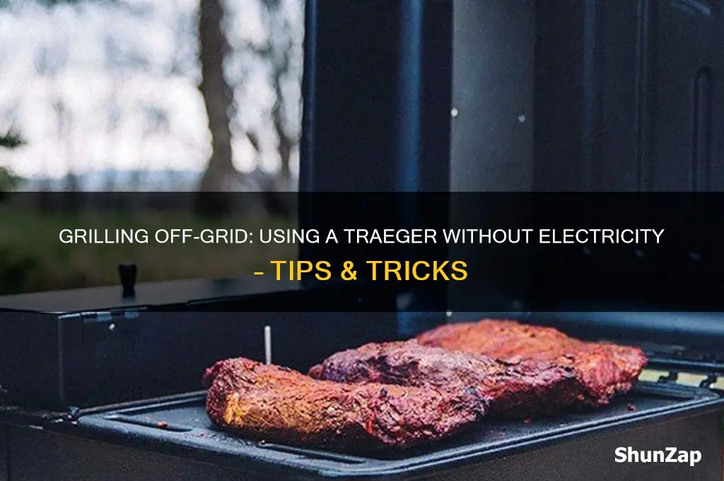 can you use a traeger without electricity